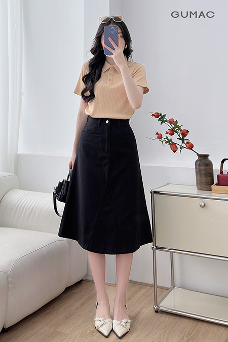 Áo polo trơn 3 nút