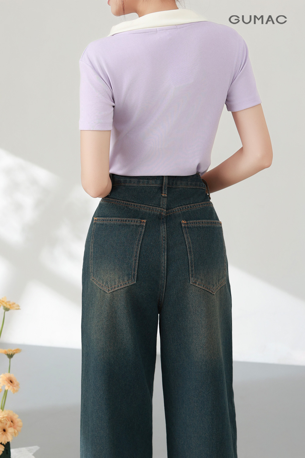 Áo polo kiểu cổ tim