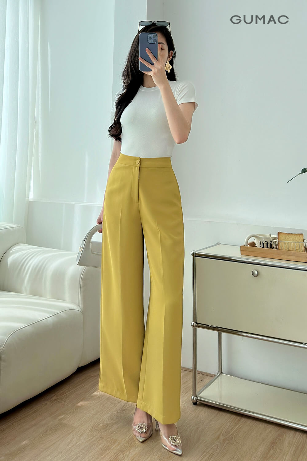 quan nu mau vang trẻ trung