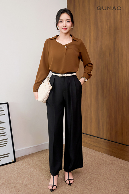 Quần ống rộng ly kiểu