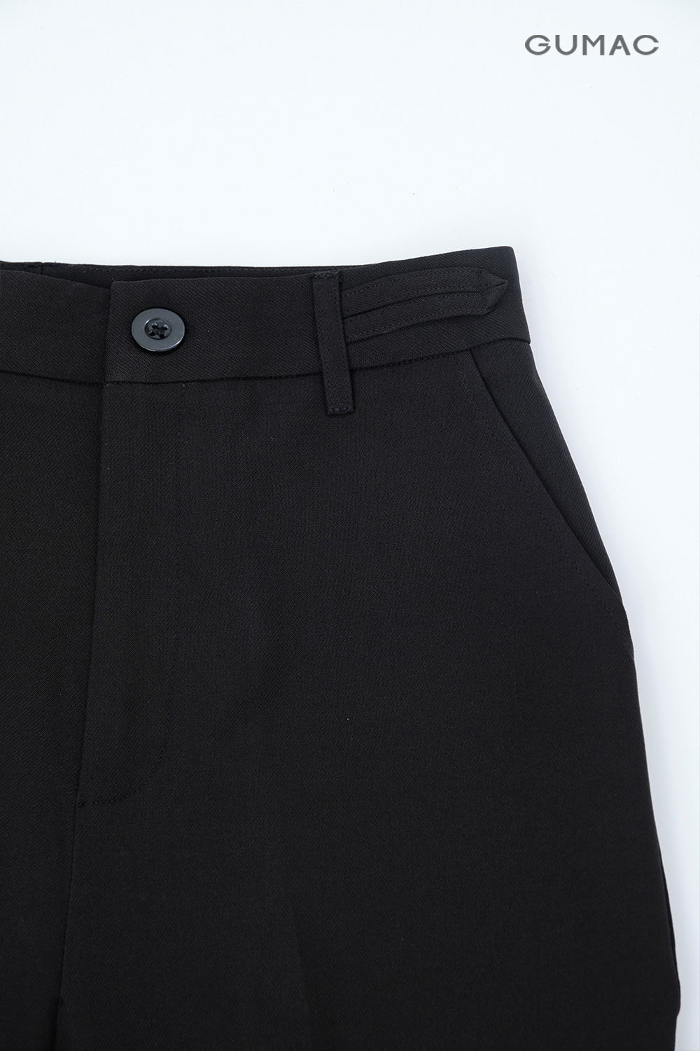 Quần ống đứng lưng kiểu