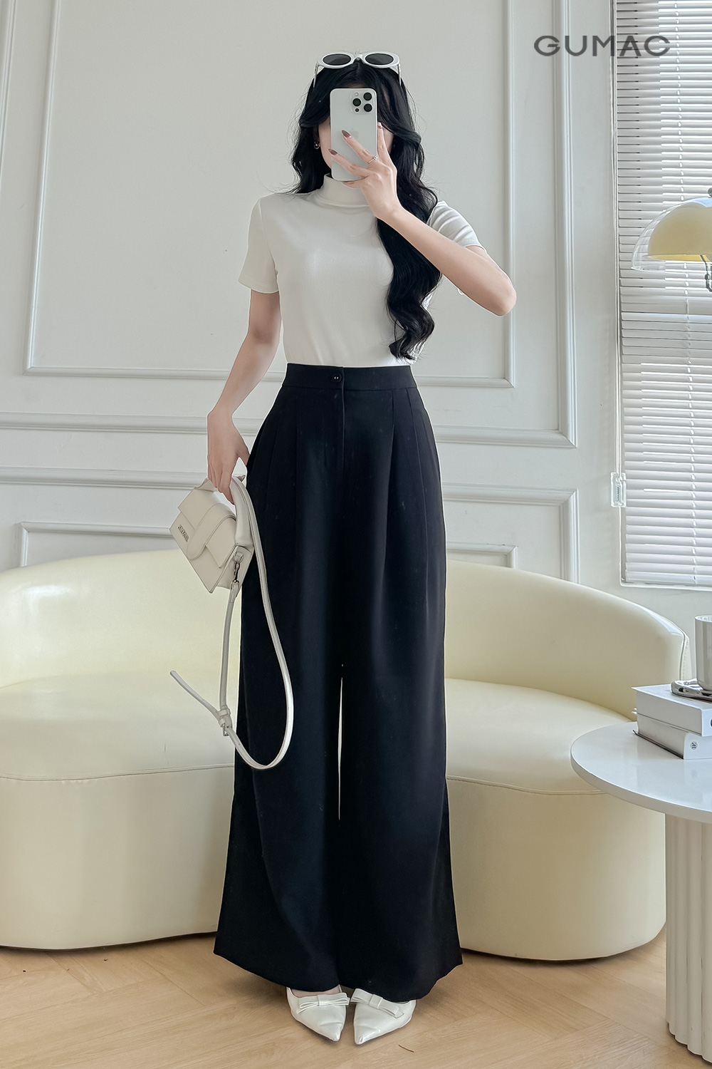 Mau quan tay den nu dang ong rong kieu chiet ly GUMAC