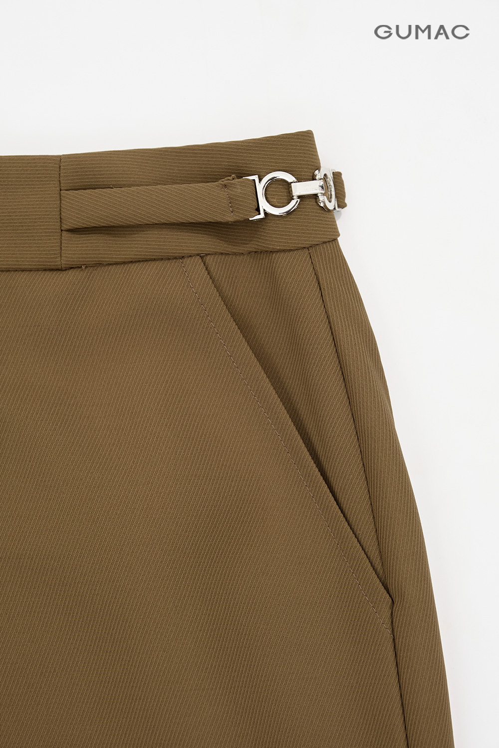 Quần suông lưng kiểu