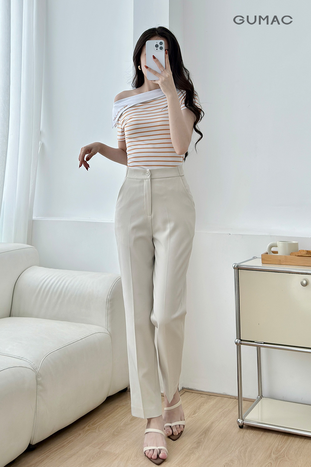 Quần tây lưng quai dê