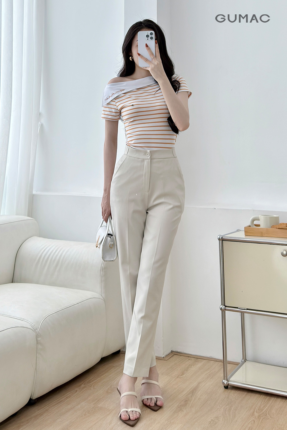 Quần tây lưng quai dê