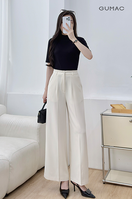 Quần suông đỉa kiểu