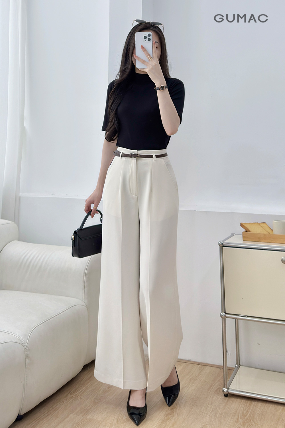 Quần suông đỉa kiểu