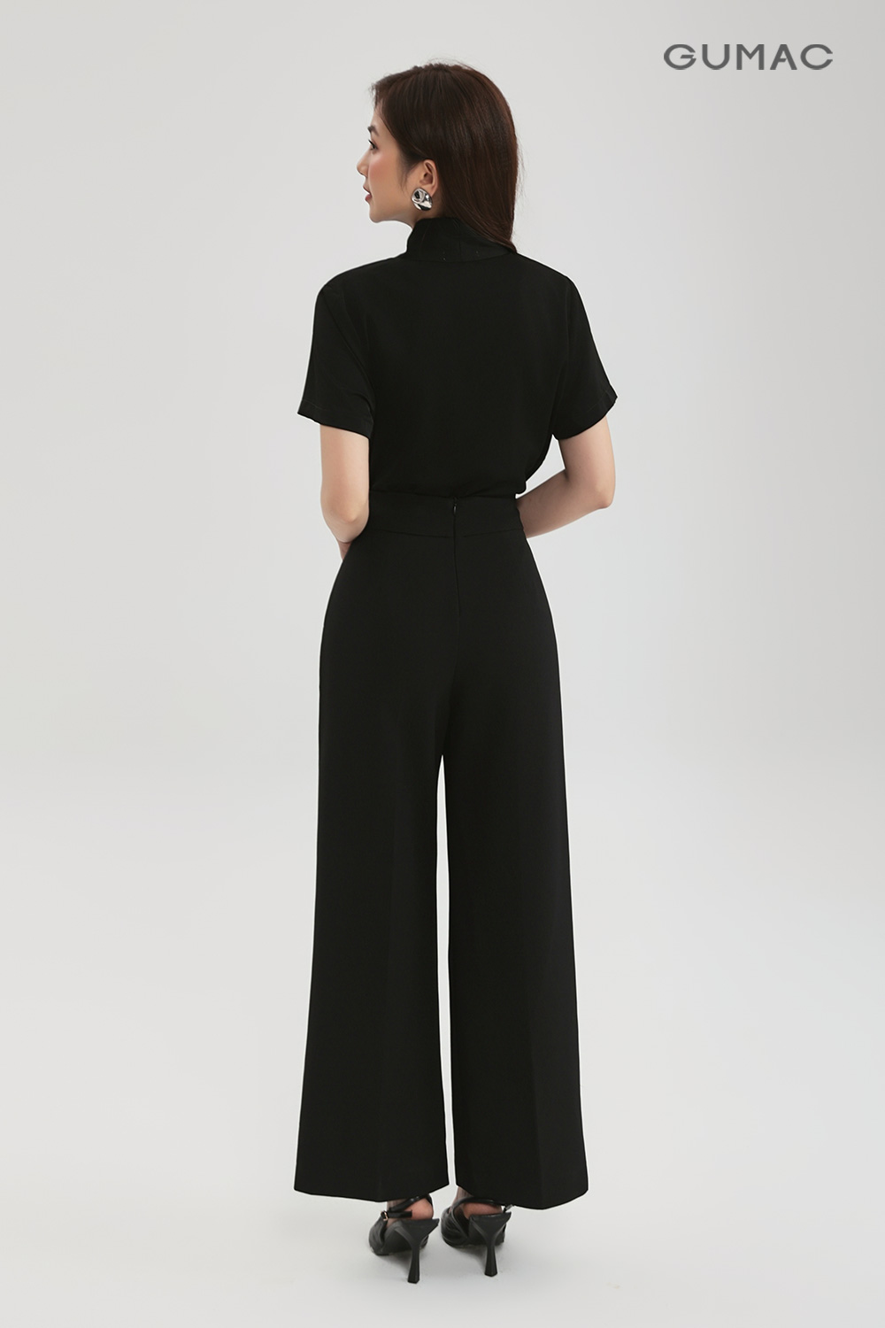 Quần suông lưng cao