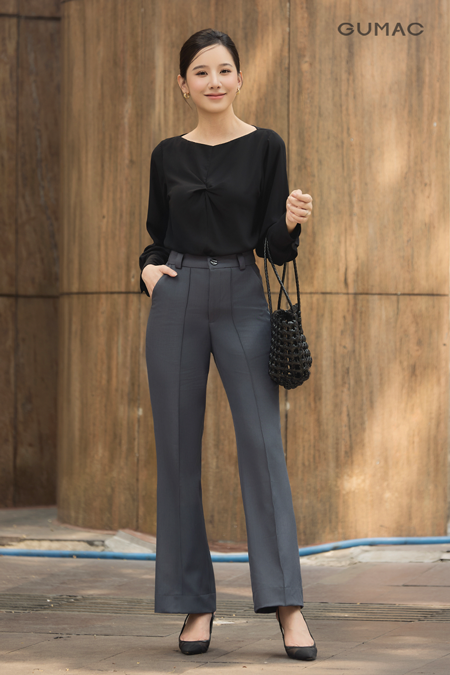 Quần ống loe chiết ly