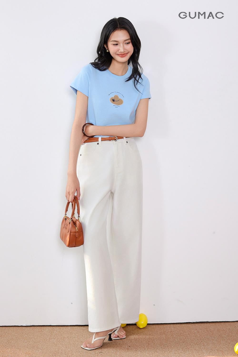 quan jean nu ong suong mau trang hang hieu gumac