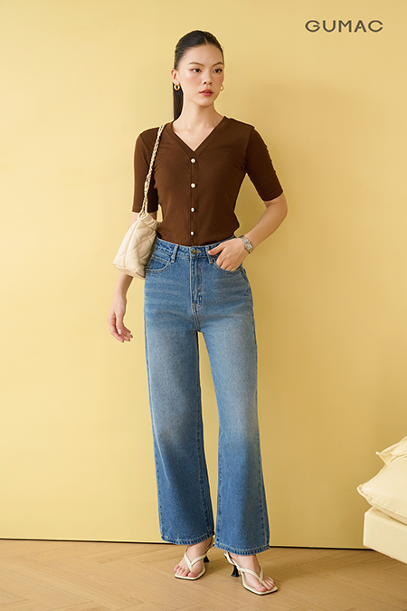 Quần jeans túi hàm ếch