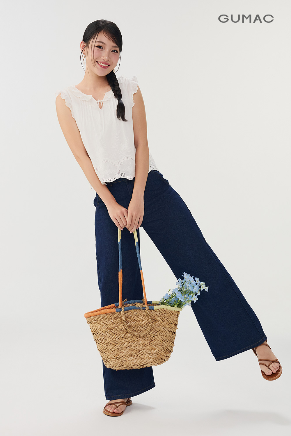 Quần Jeans Rộng - 3096