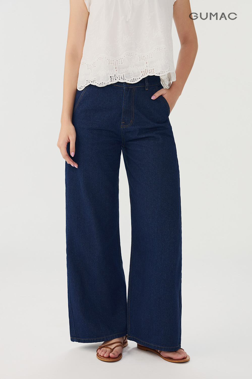 Quần Jeans Rộng - 3096