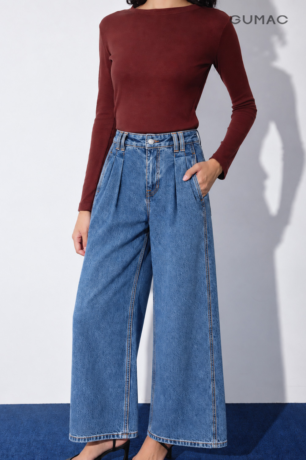 Quần Jeans Rộng - 3098