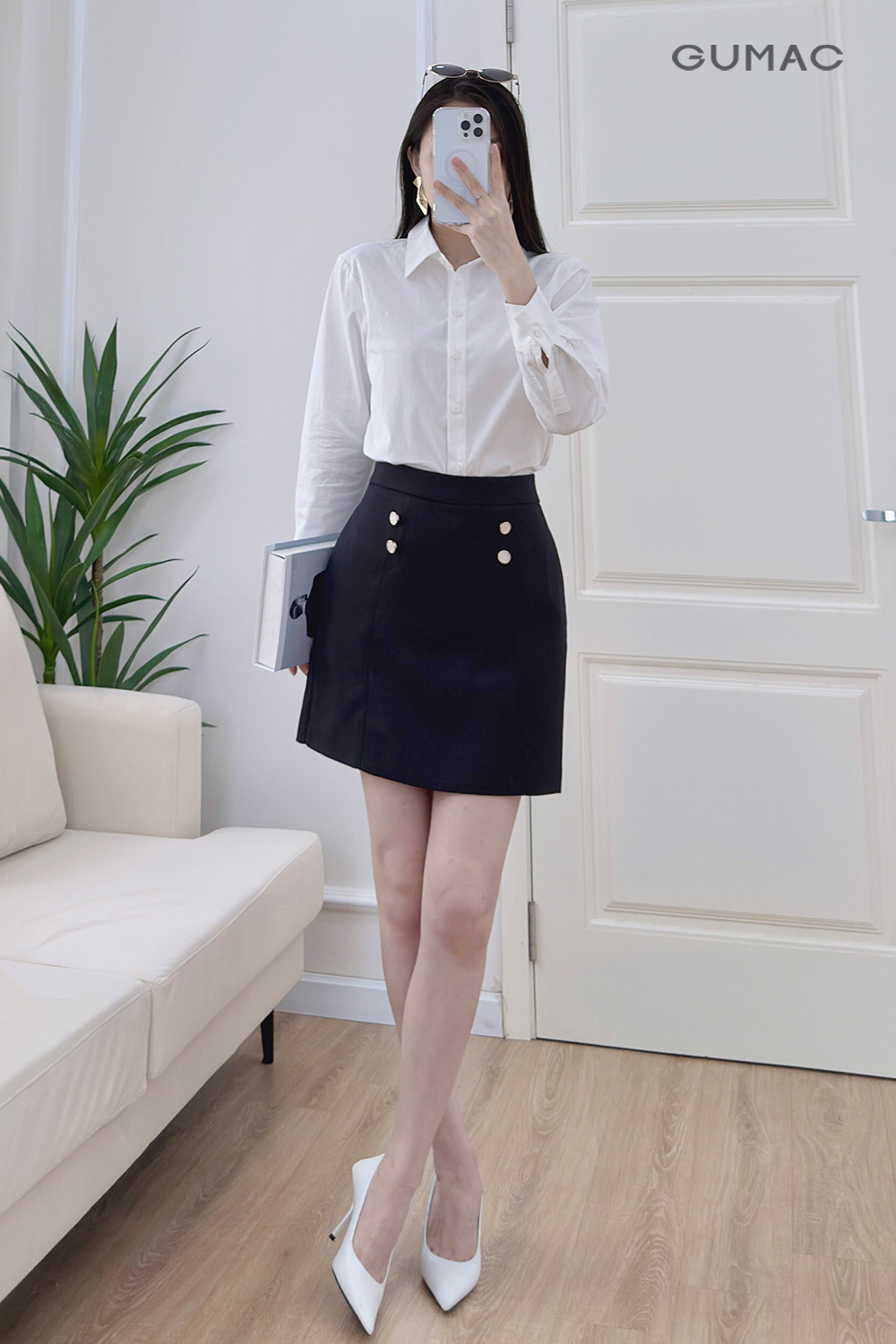 Chân váy quần dằn ly