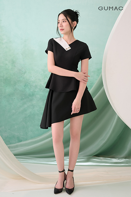 Chân váy xòe đổ sườn