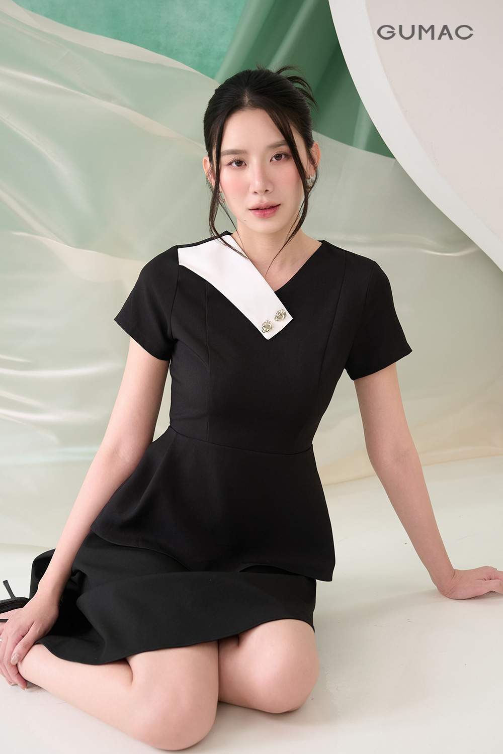 Chân váy xòe đổ sườn