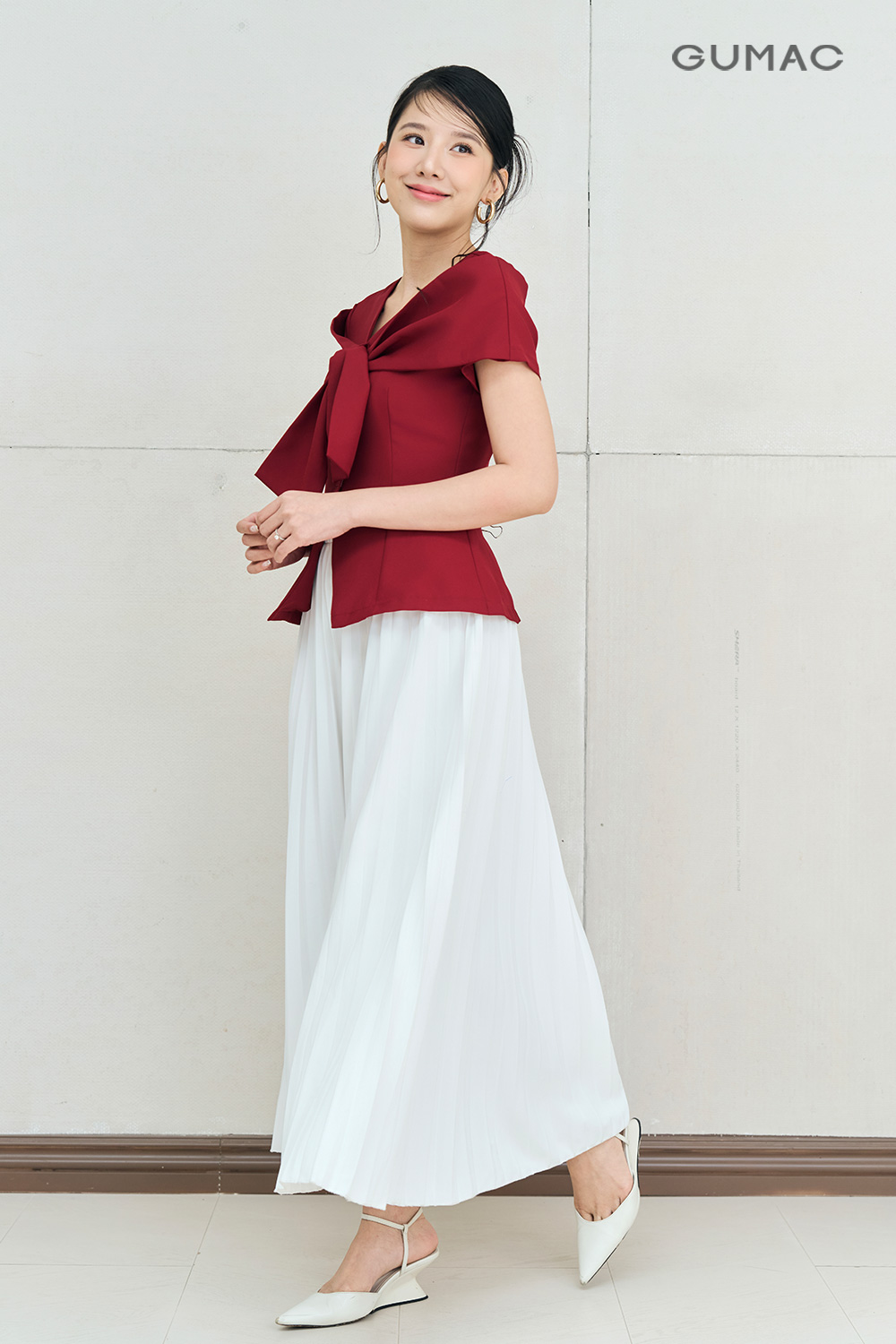 Chân váy dập ly