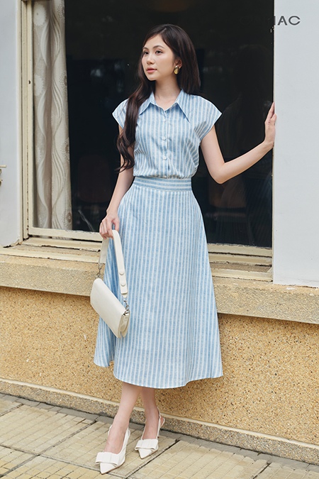 VG10138-Chân Váy Vải A Xoè-76