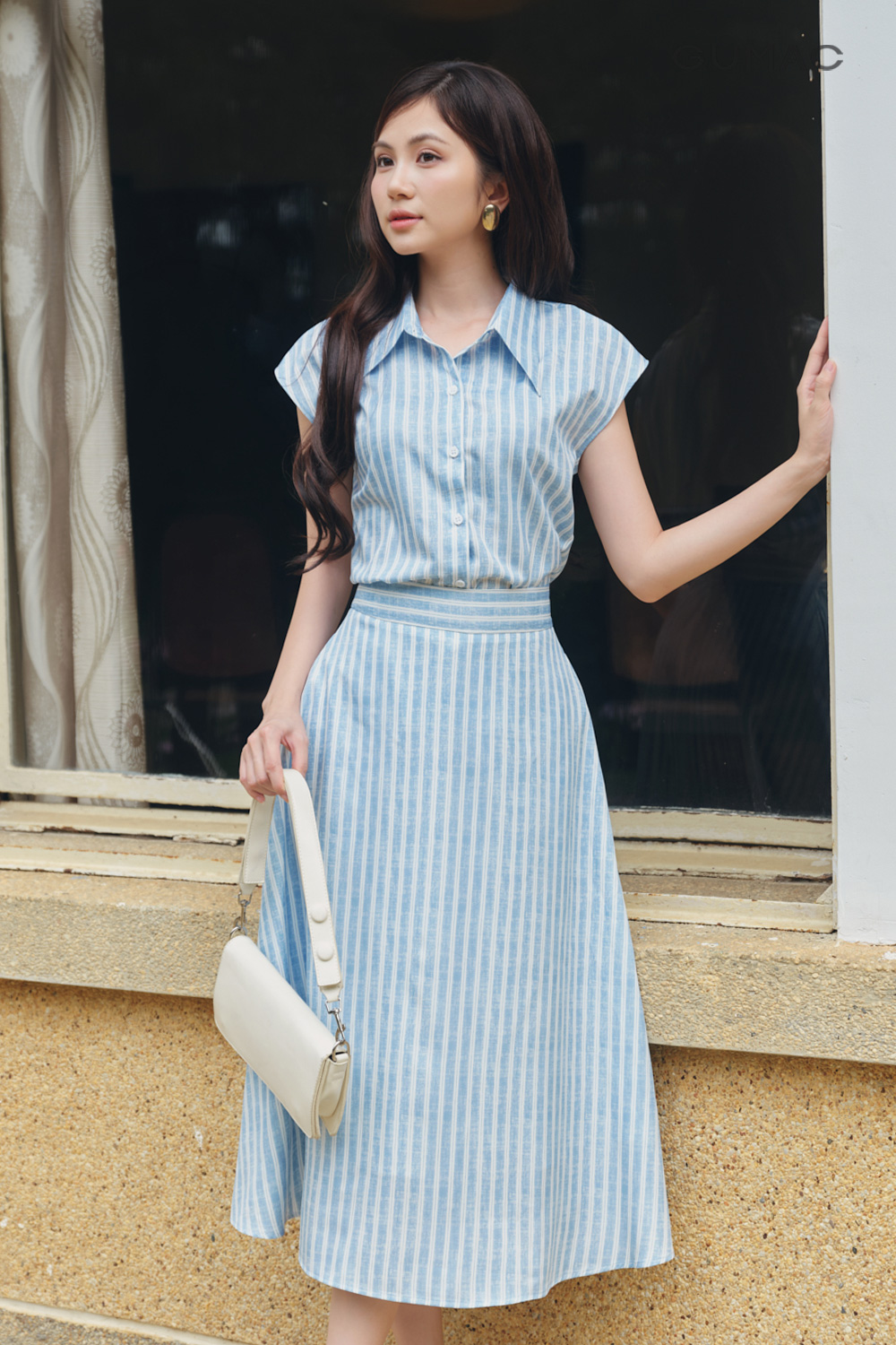 VG10138-Chân Váy Vải A Xoè-76