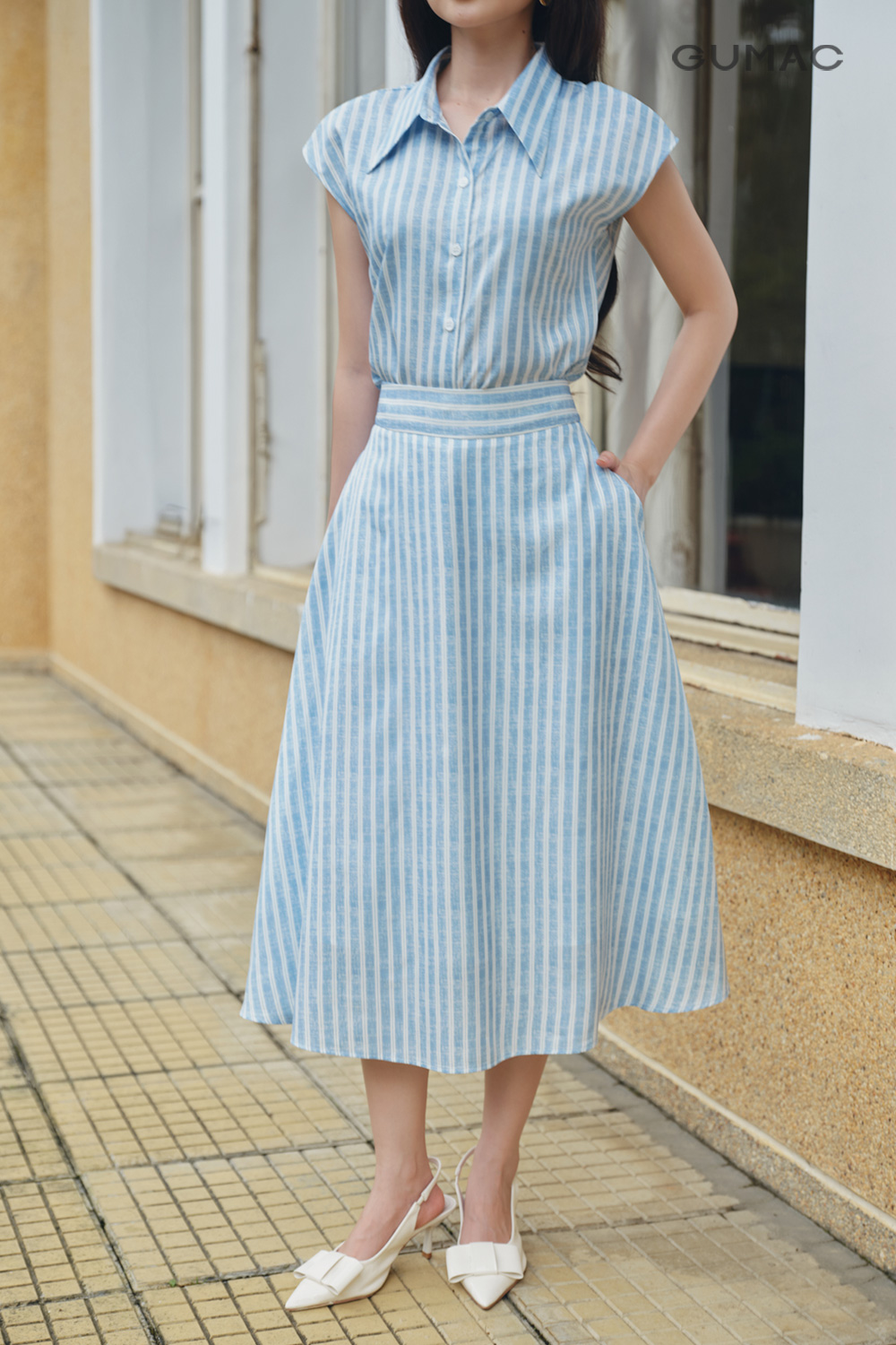 VG10138-Chân Váy Vải A Xoè-76