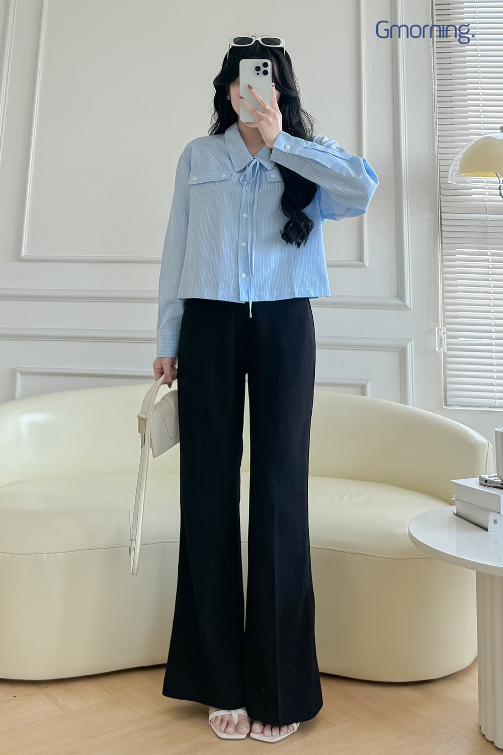 Sơ mi kiểu phom Boxy