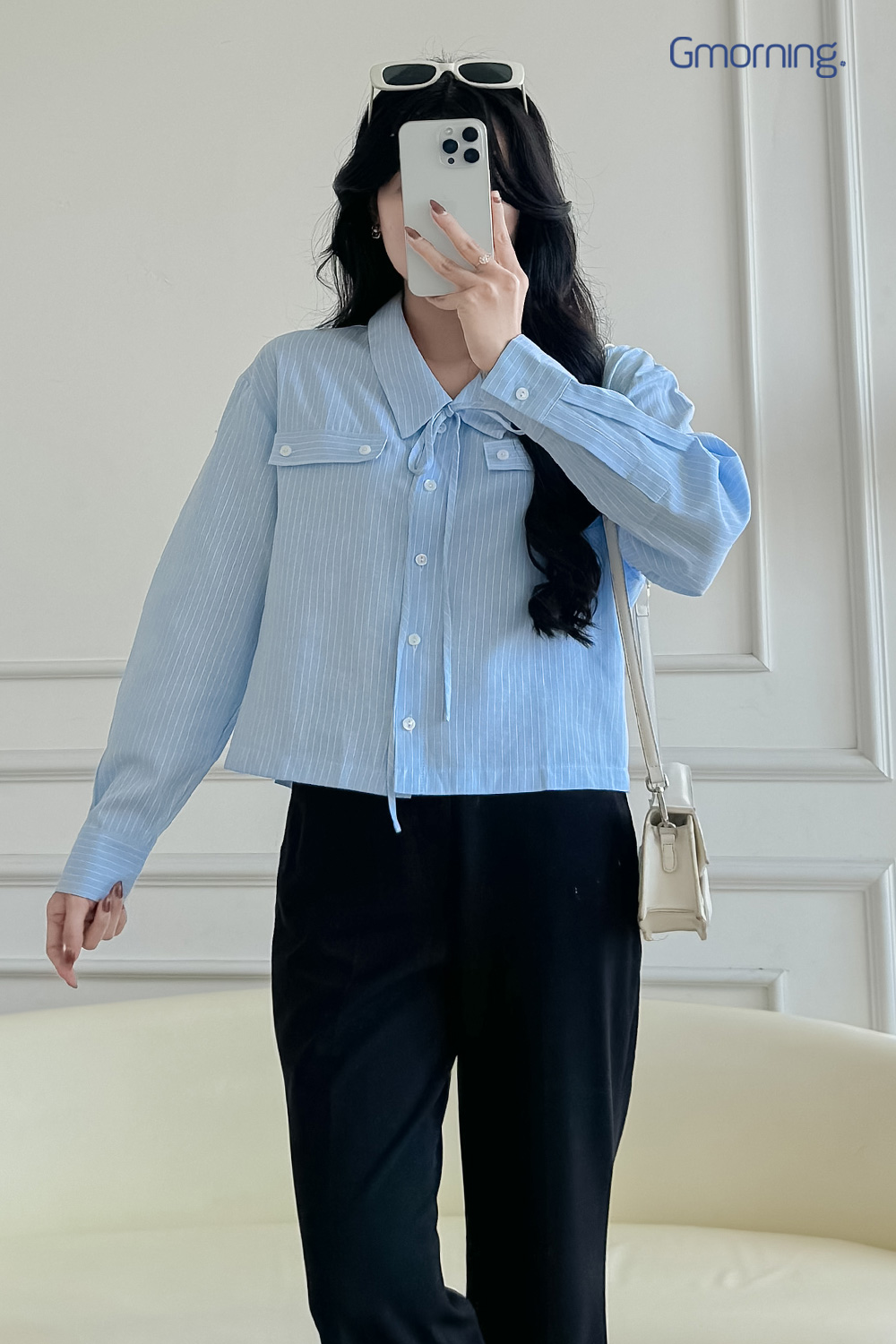 Sơ mi kiểu phom Boxy