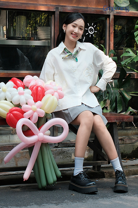 Áo sơ mi thêu hoa