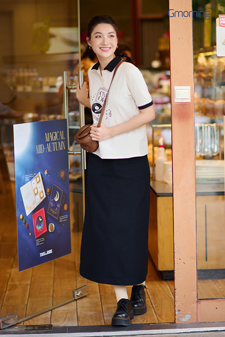Áo polo phối cổ