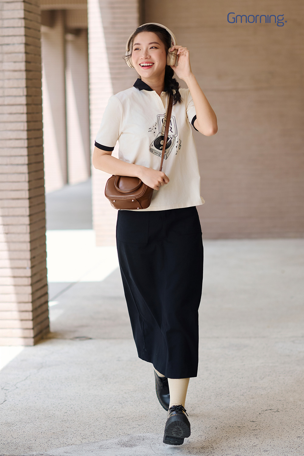 Áo polo phối cổ