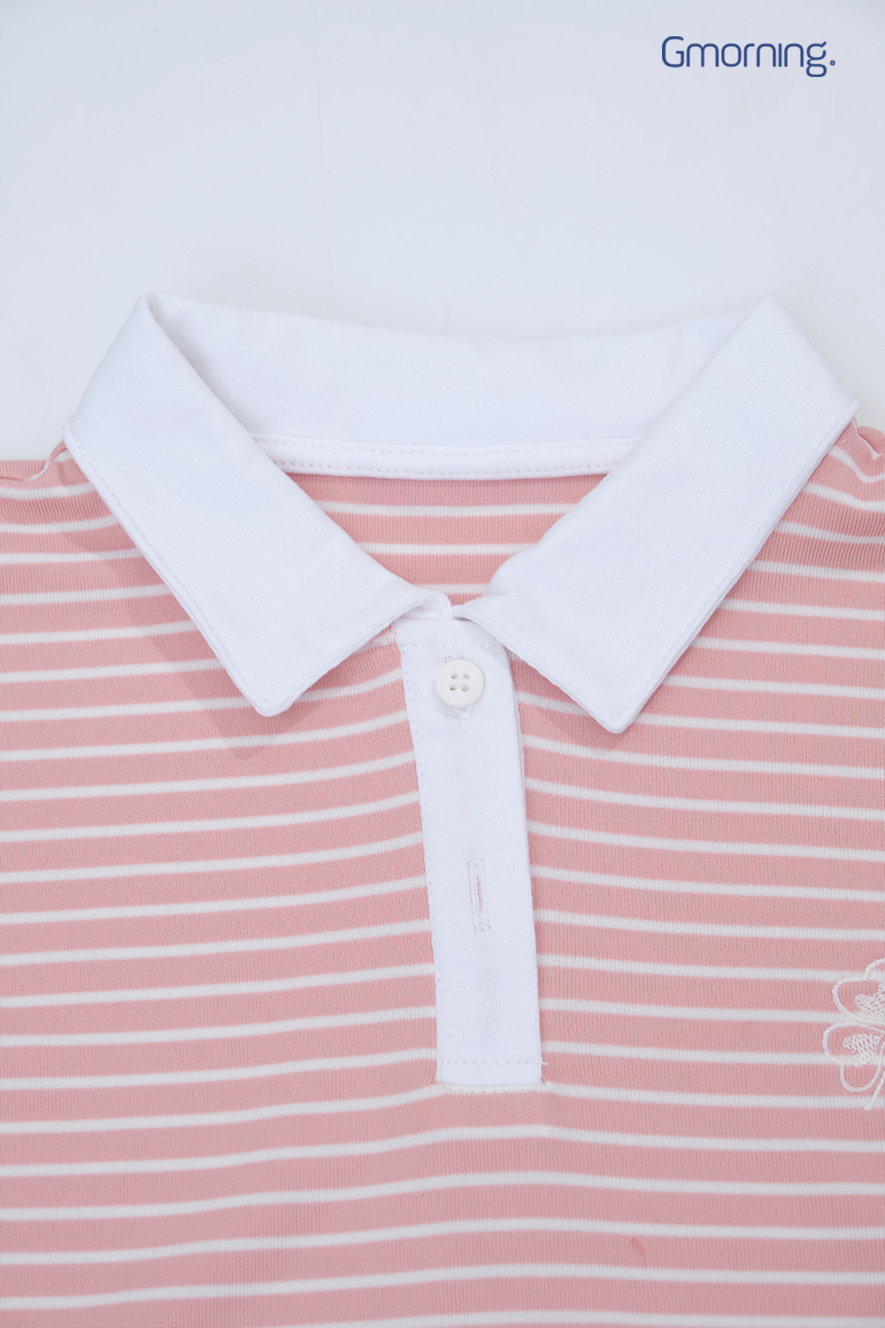 Áo polo sọc phối cổ