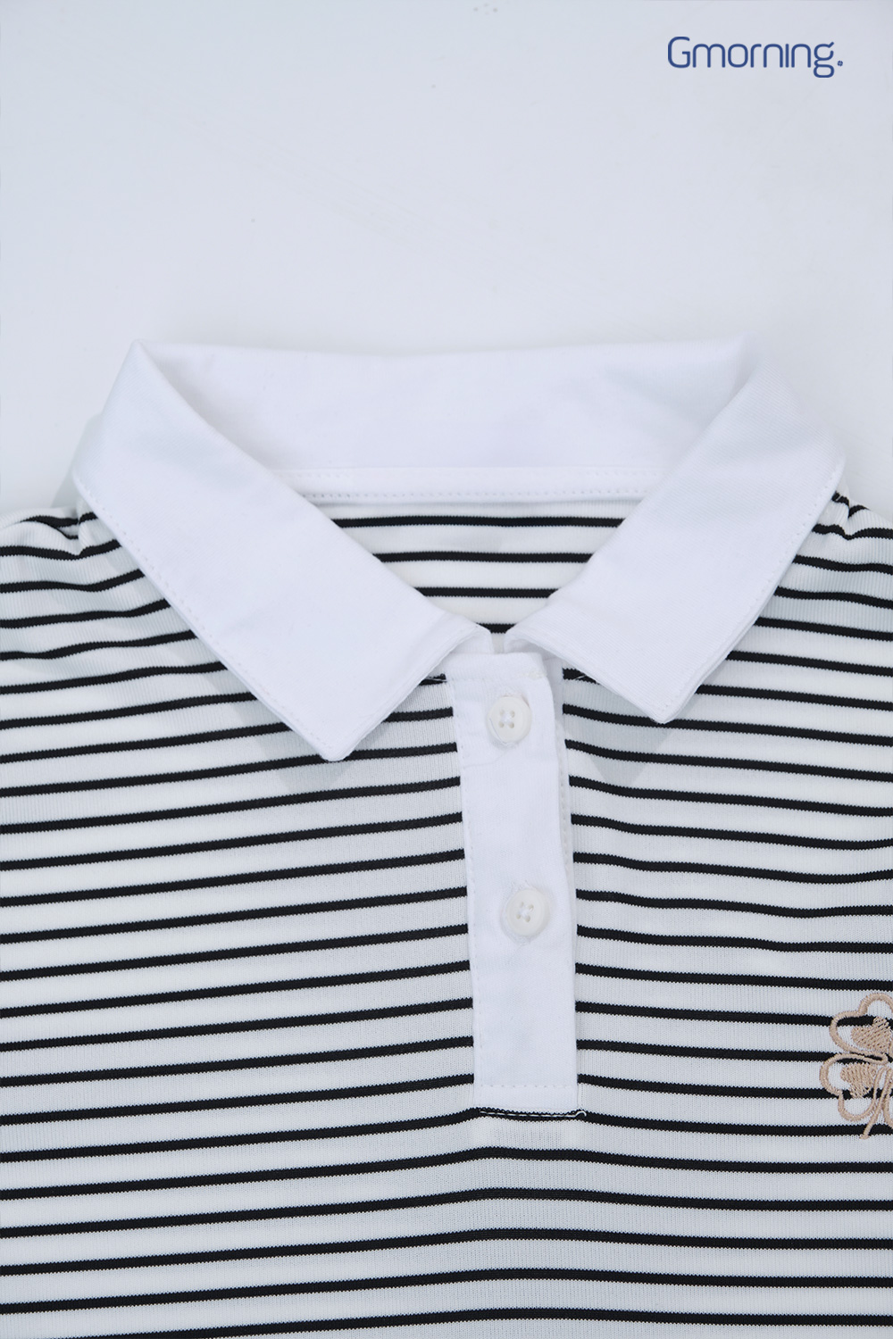 Áo polo sọc phối cổ