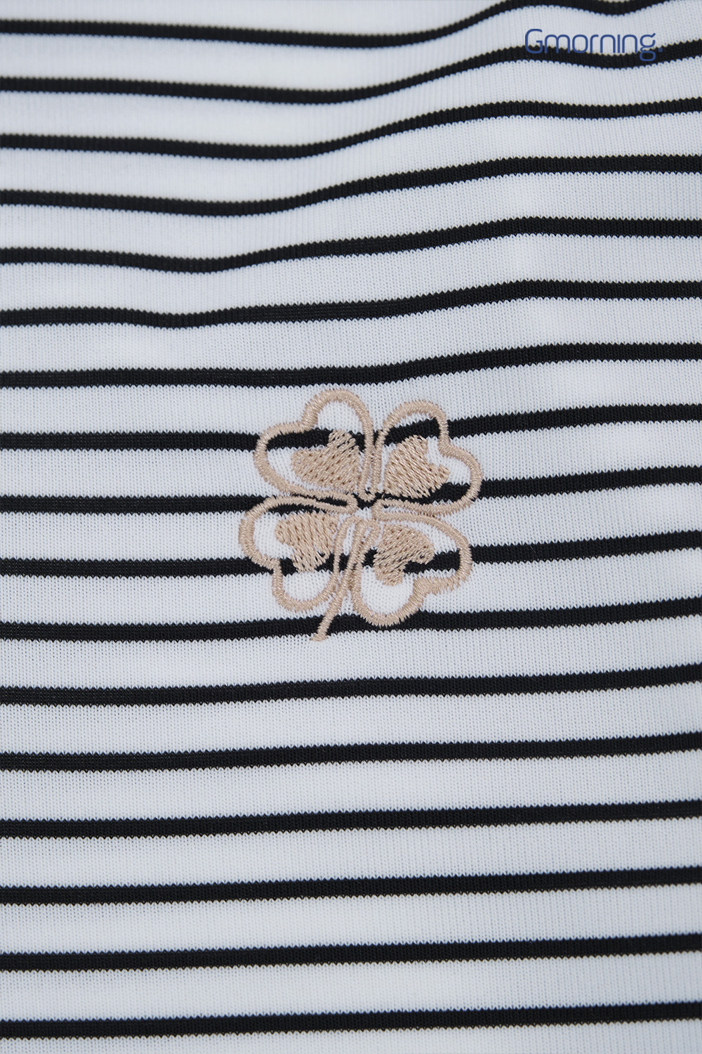 Áo polo sọc phối cổ