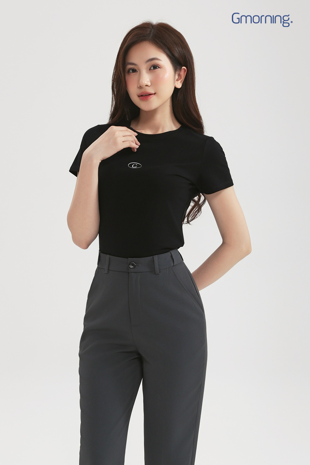Áo thun slim in