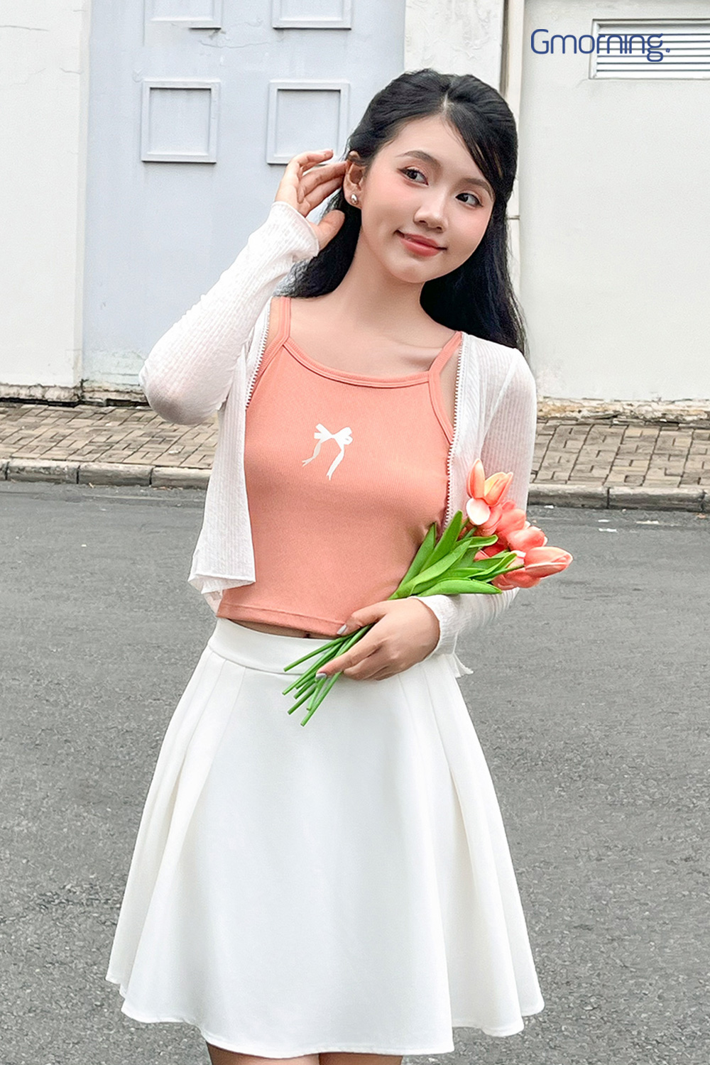 Nu tinh cung ao Tanktop kieu hai day
