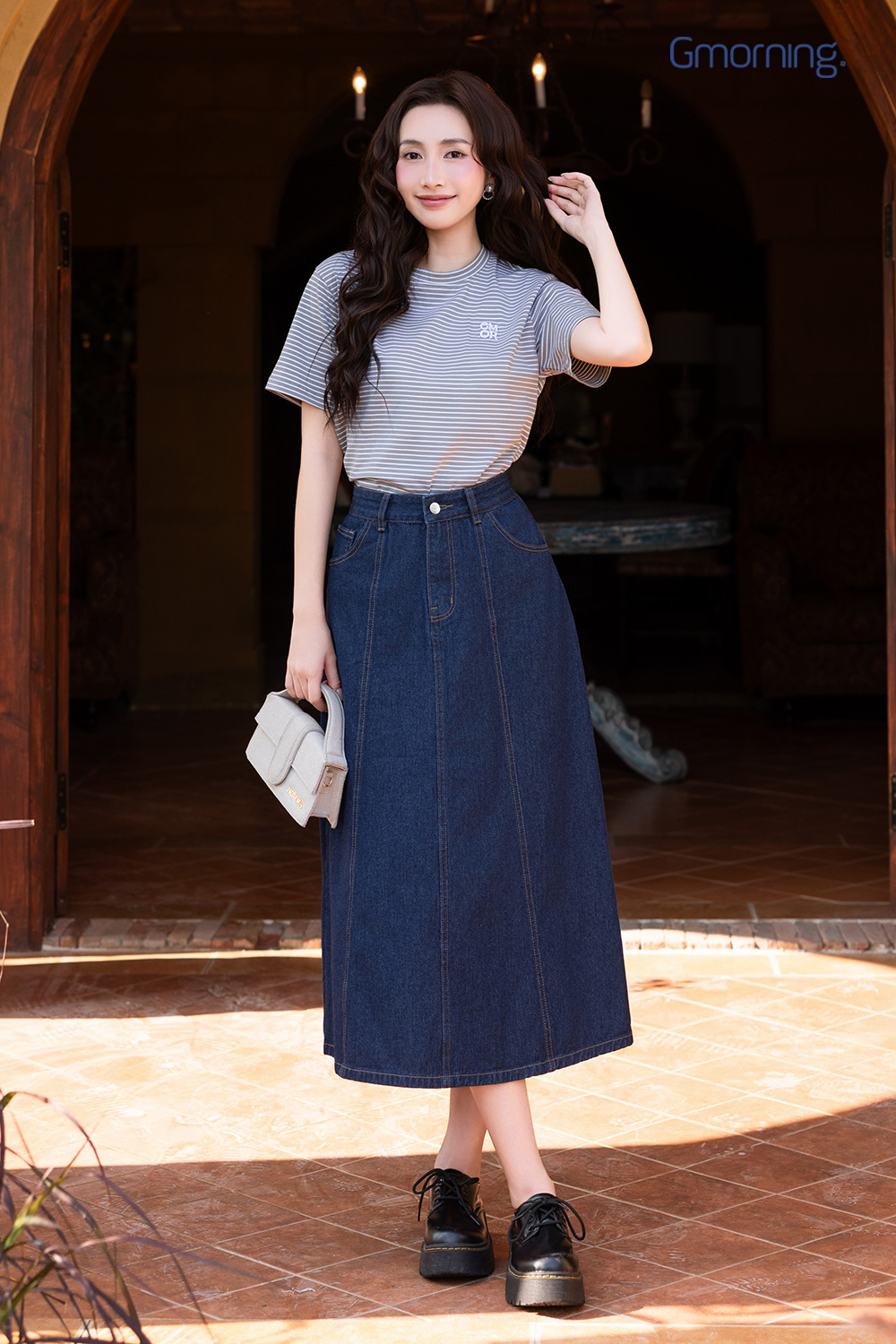 Áo thun sọc GMOR