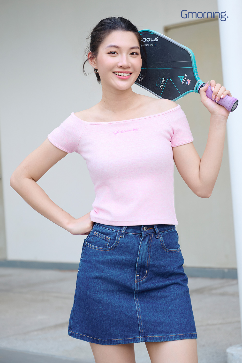 Áo thun ôm tay ngắn