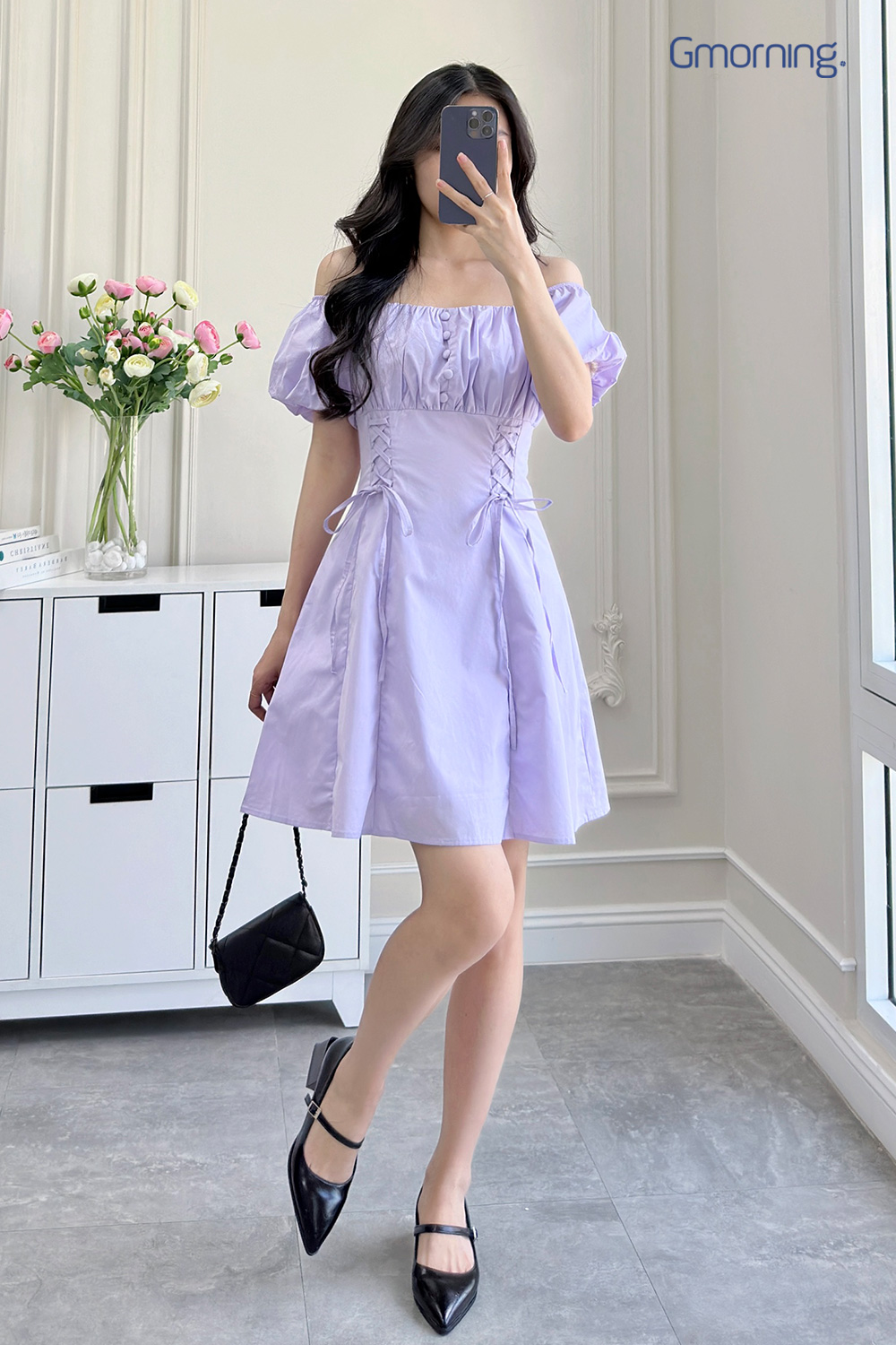 vay dam cong chua cung nail trai tim ngot ngao 