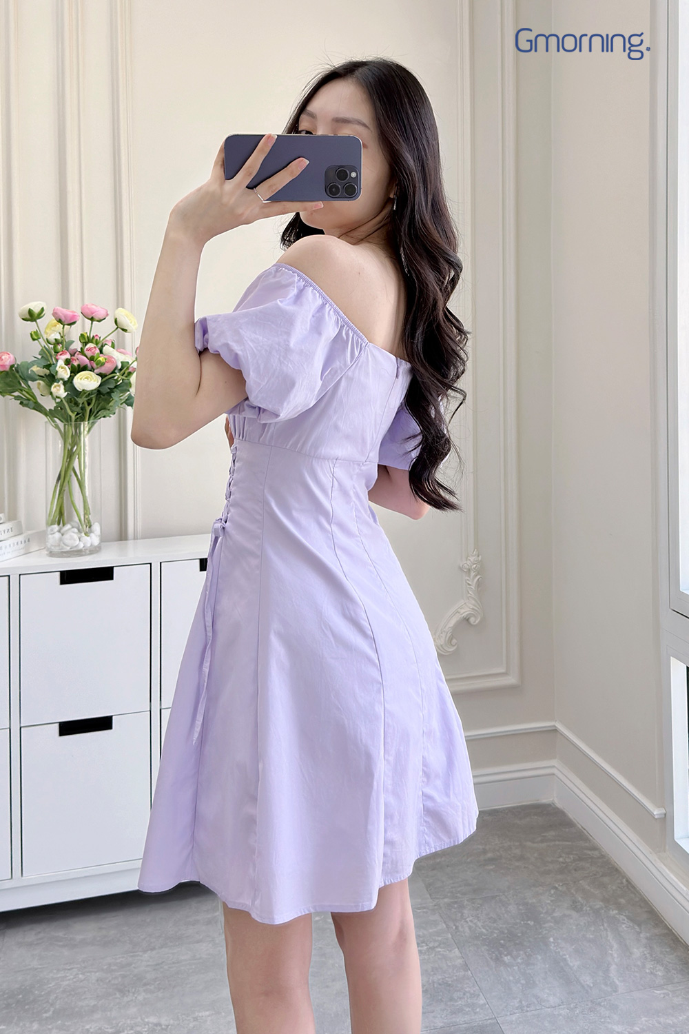 Đầm a thắt dây