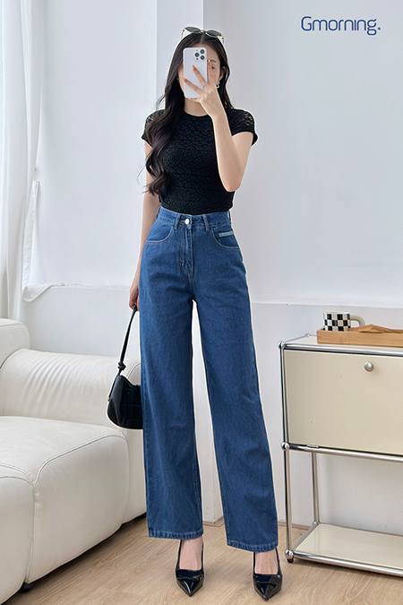 Quần jeans suông