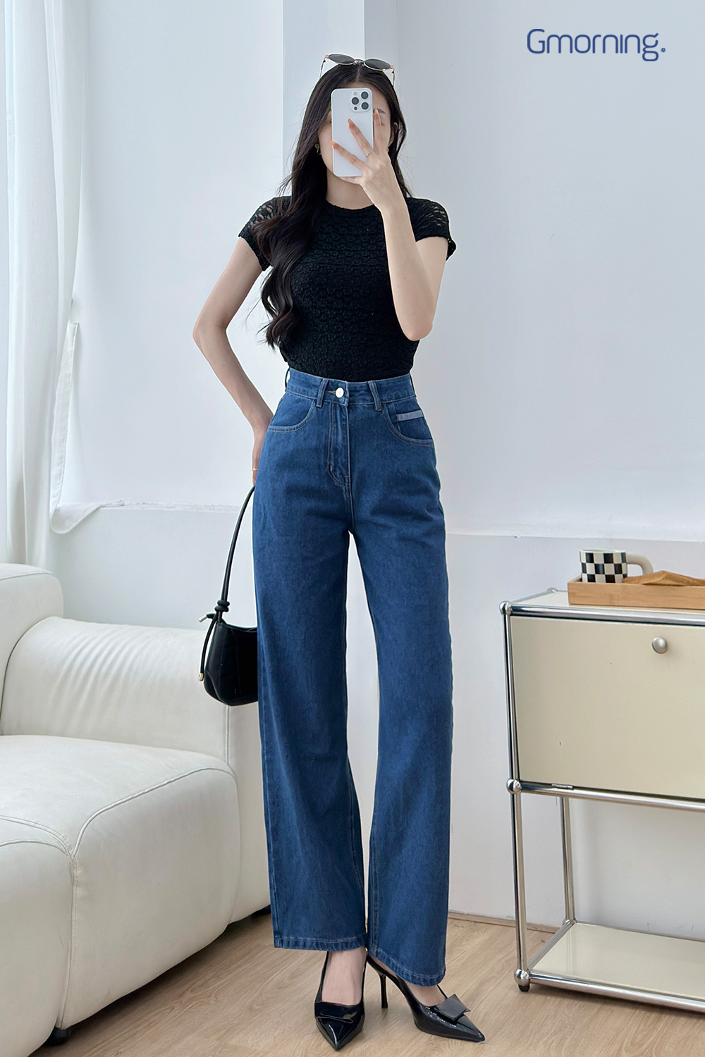 Quần jeans suông