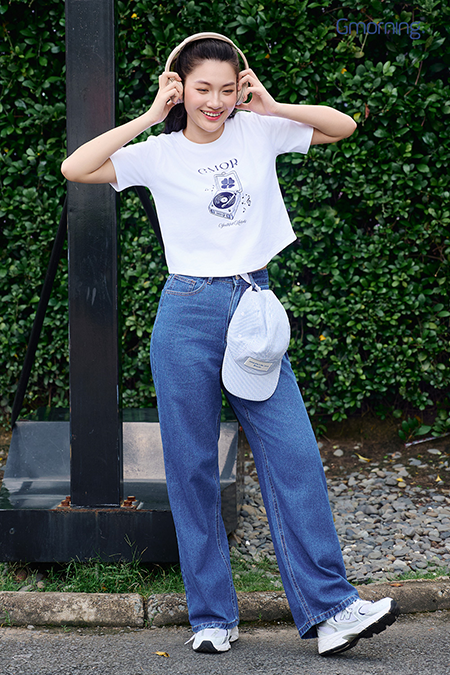 Quần jean ống rộng 