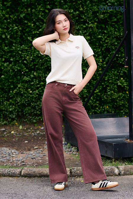 Quần jean thêu túi