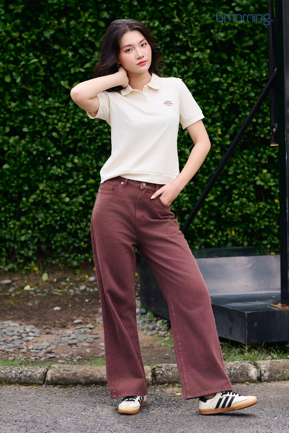 ao kieu phoi cung quan ong rong di du lich ha lan dep cho chi em