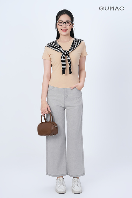 Quần jean ống suông