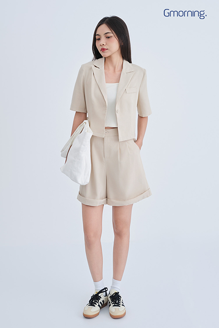 Quần short lai lật