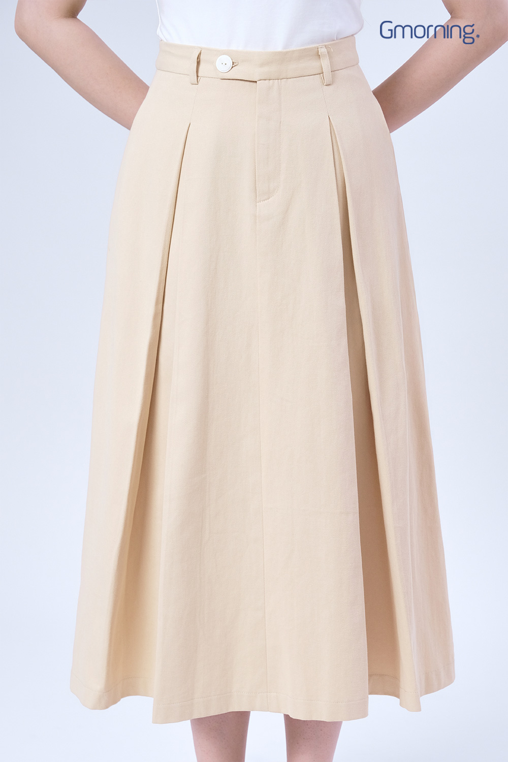Chân váy midi xếp ly