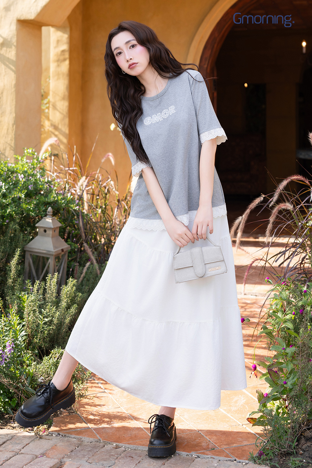 Chân váy tầng xoè