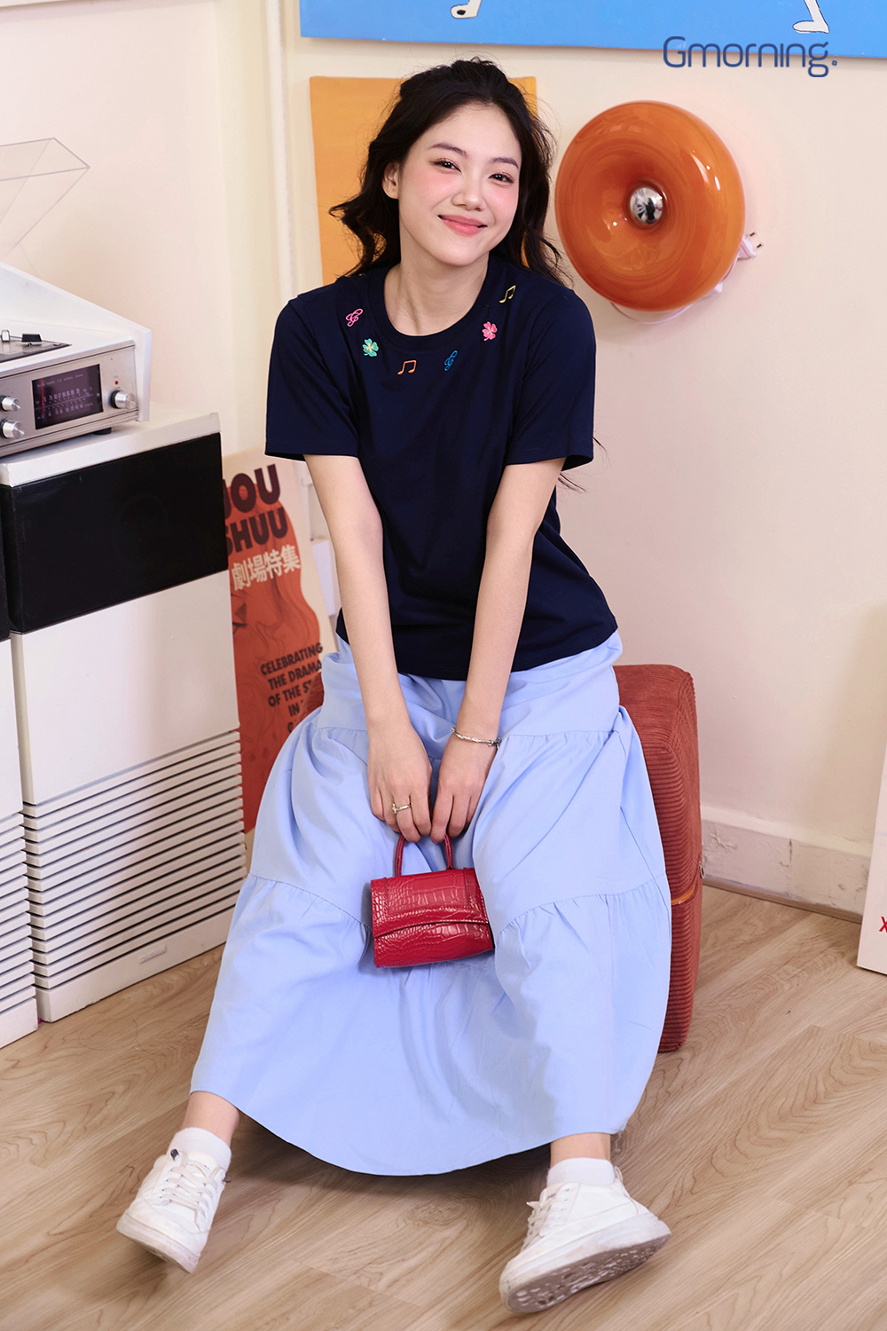 Chân váy tầng xoè