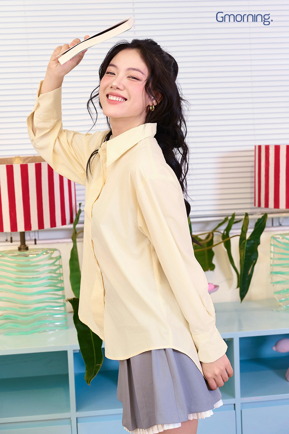 Chân váy tầng xếp ly